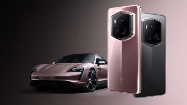 El smartphone Porsche Design HONOR Magic6 RSR, incluye pantalla mega resistente. Foto: Cortesía