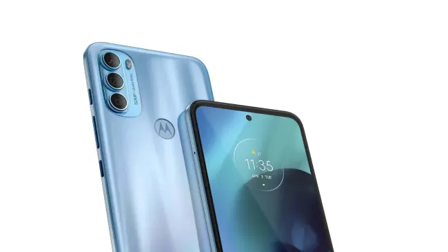 Smartphone Motorola Moto G71 de la gama media, pero con una generosa memoria RAM de 6 GB. Foto: Cortesía