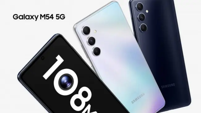 El Samsung Galaxy M54 viene con una poderosa batería de 6,000 mAh de capacidad. Foto: Cortesía