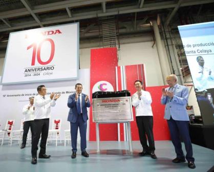 Celebra Honda 10 años en Celaya, Guanajuato