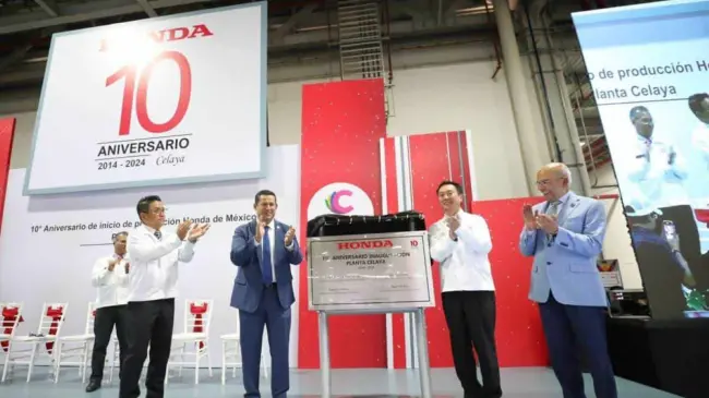 Se han producido más de un millón de unidades en la planta de Celaya de Honda. Foto: Cortesía