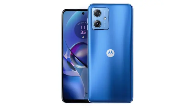El smartphone Motorola Moto G54 trae una pantalla OLED con buen rendimiento. Foto: Cortesía