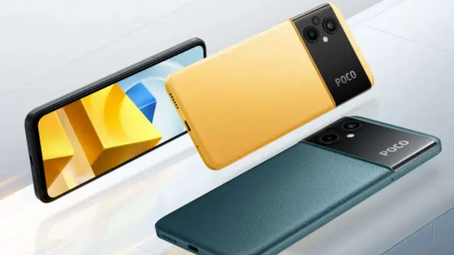El smartphone Xiaomi Poco M5 gama viene con una amplia memoria RAM. Foto: Cortesía