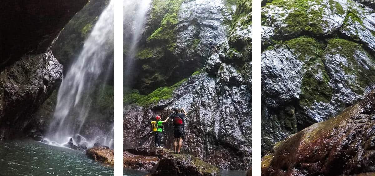 Senderismo en las cascadas Las Golondrinas en Puebla. Foto Cuetzalan Turismo