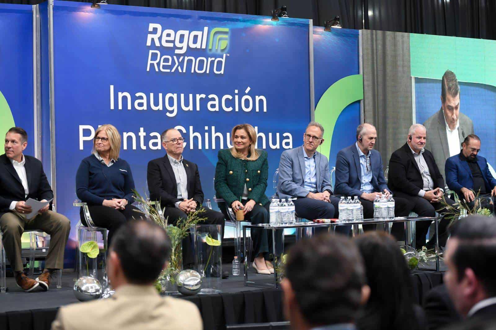 Ceremonia de inauguración de la planta de Regal Rexnord en Chihuahua