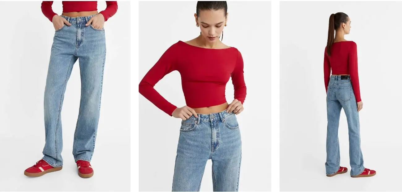 Cuánto cuestan los jeans virales de Tiktok de Stradivarius.