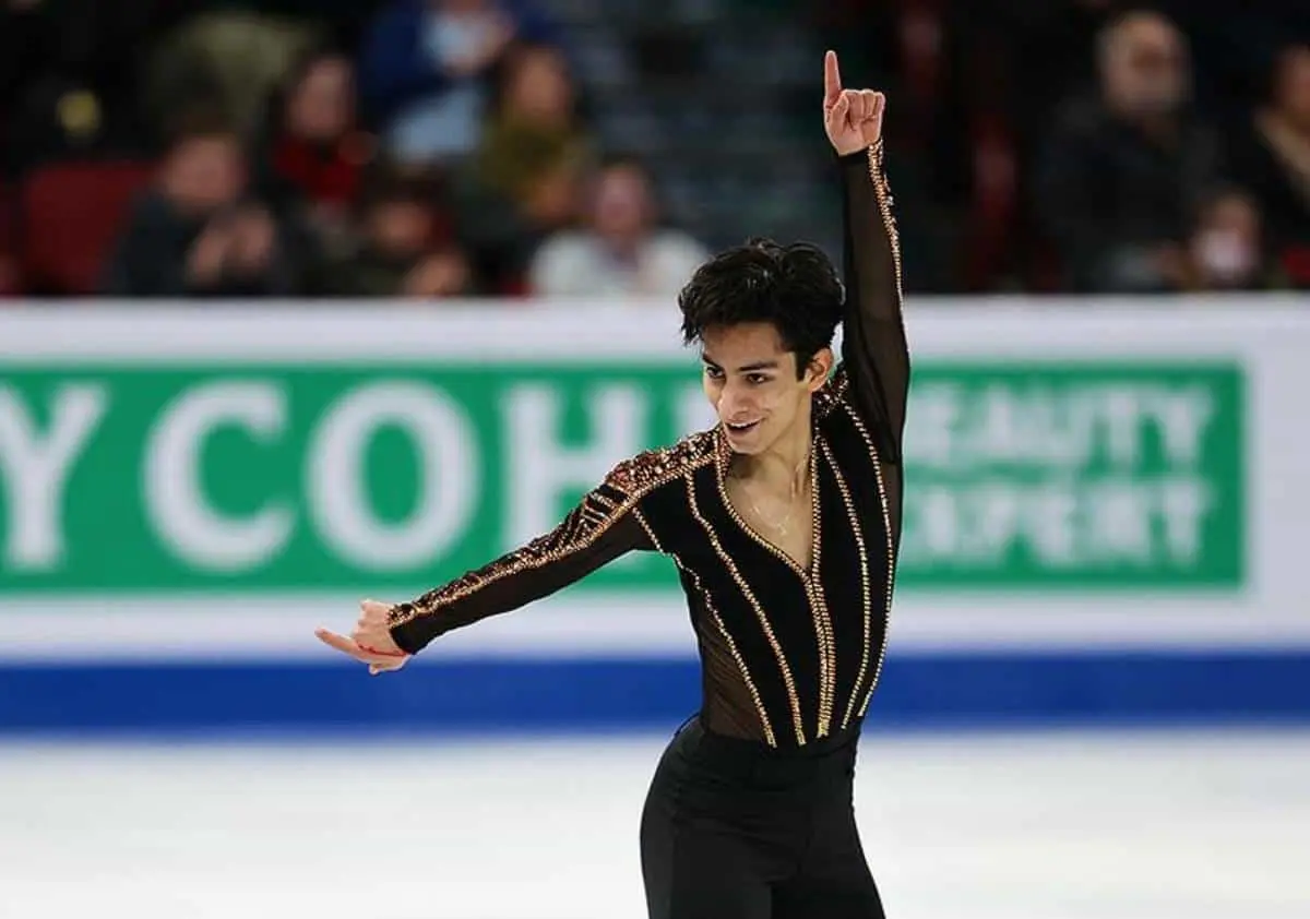 Patinador mexicano Donovan Carrillo. Foto Gobierno de México