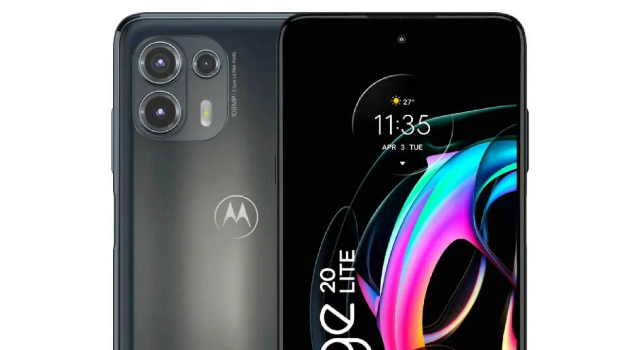 El smartphone Motorola Edge 20 Lite incluye batería de larga duración. Foto; Cortesía