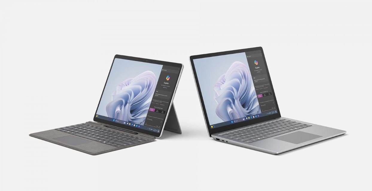 Surface Pro 10 y Surface Laptop 6