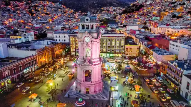 Plaza de la Independencia en Pachuca Hidalgo. Foto Presidencia Municipal Pachuca