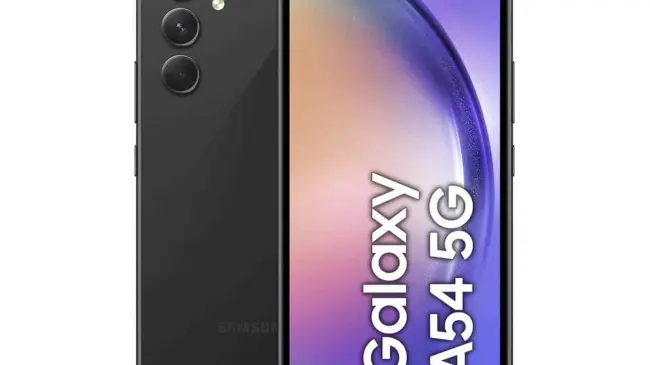 El Samsung Galaxy A54 incliuye batería de larga duración y diseño atractivo. Foto: Cortesía
