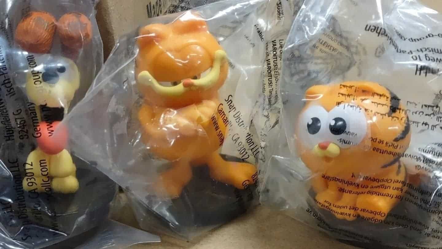 Precio de los vasos de colección de Garfield en Cinemex