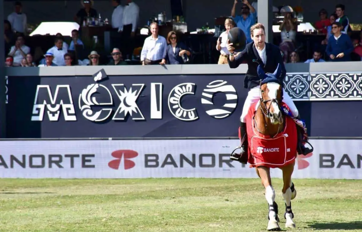 Competencia de equitación Longines en CDMX. Foto GNP