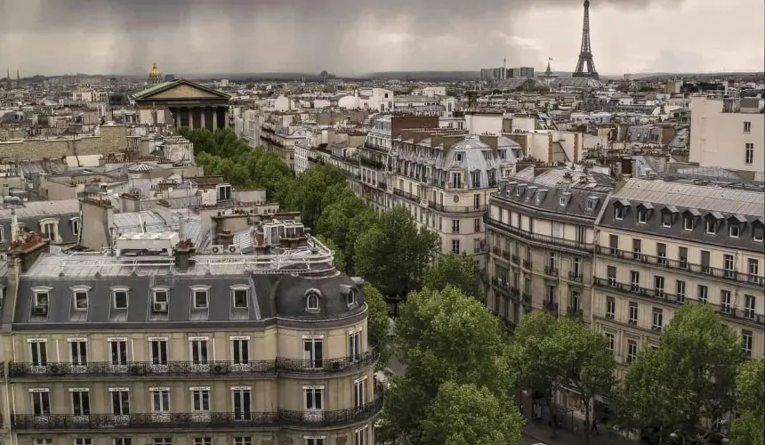 Árboles en la ciudad de París. Foto Pxabay