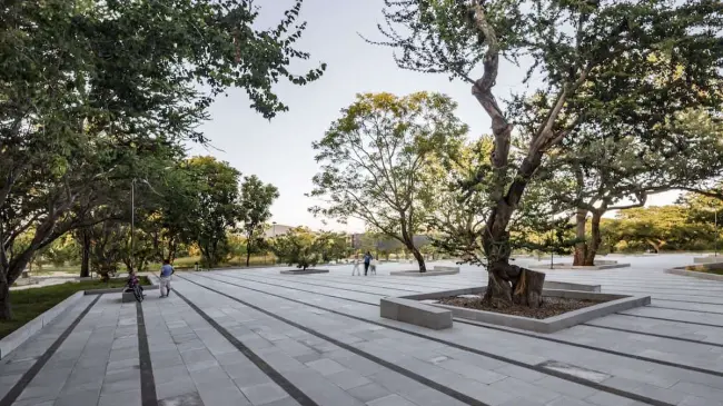 Disfrutando de la tarde en el parque natural Huentitán de Guadalajara. Foto SPRB Arquitectos