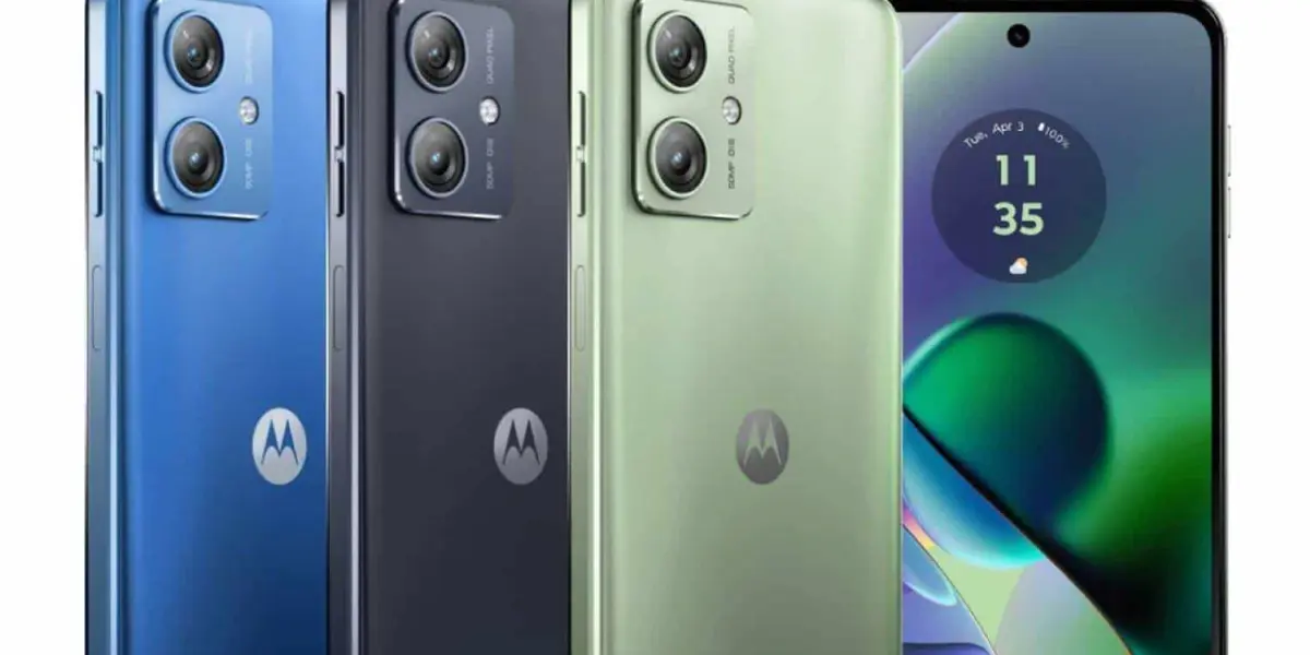 El smartphone Motorola Moto G54 trae cámara de 50 megapíxeles. Foto: Cortesía