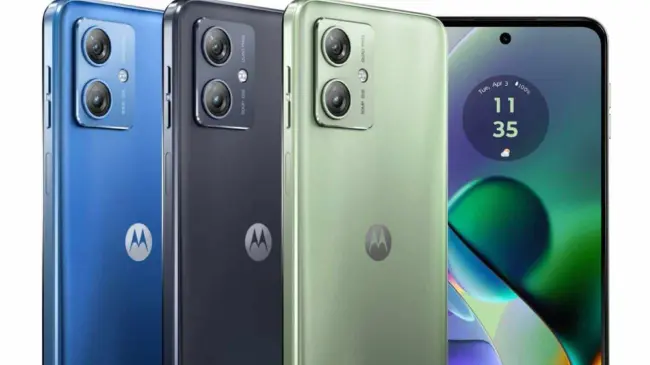 El smartphone Motorola Moto G54 trae cámara de 50 megapíxeles. Foto: Cortesía
