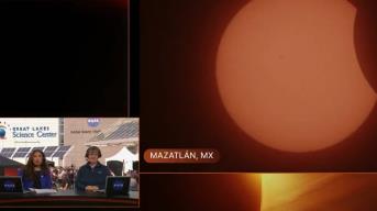 México, Estados Unidos y Canadá. Transmisión en vivo de la NASA del eclipse solar