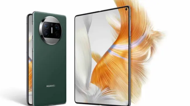 El Huawei Mate X3 tiene un diseño plegable con pantallas de lujo. Foto: Cortesía