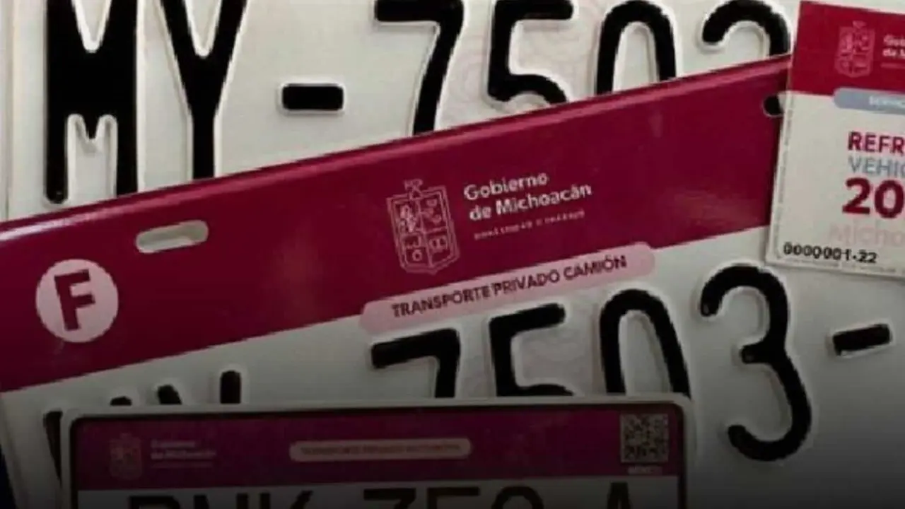 Pago de placas en Michoacán.