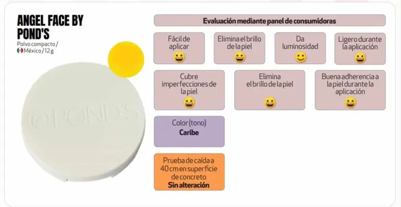 Polvo compacto angel face ponds 