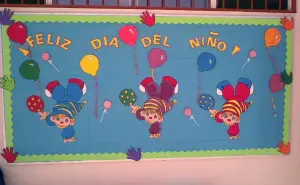 Letrero de decoración por el Día del Niño