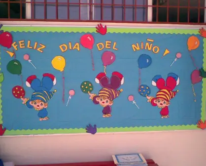 Letrero de decoración por el Día del Niño