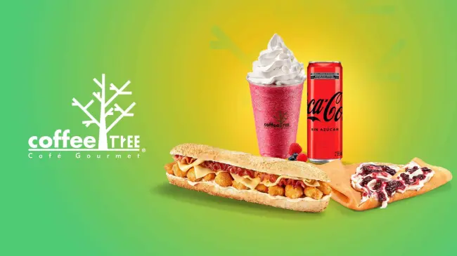 Combo de Coffee Tree en Cinépolis Pachuca. Foto Uber Eats