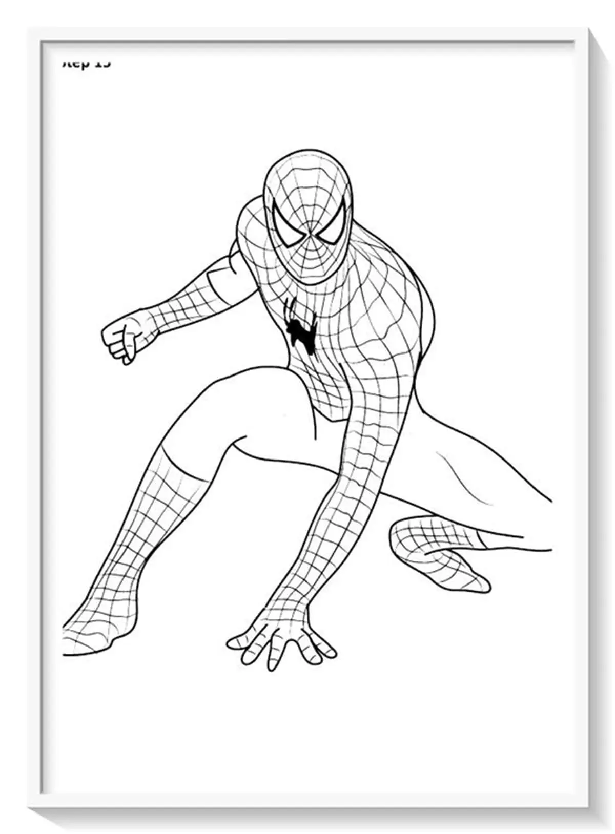 Dibujos de Spiderman para colorear