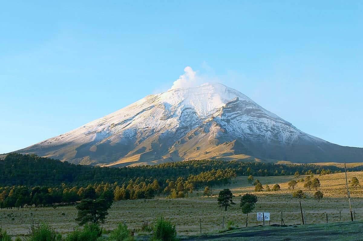 Volcán Popocatépetl. Foto Wikipedia