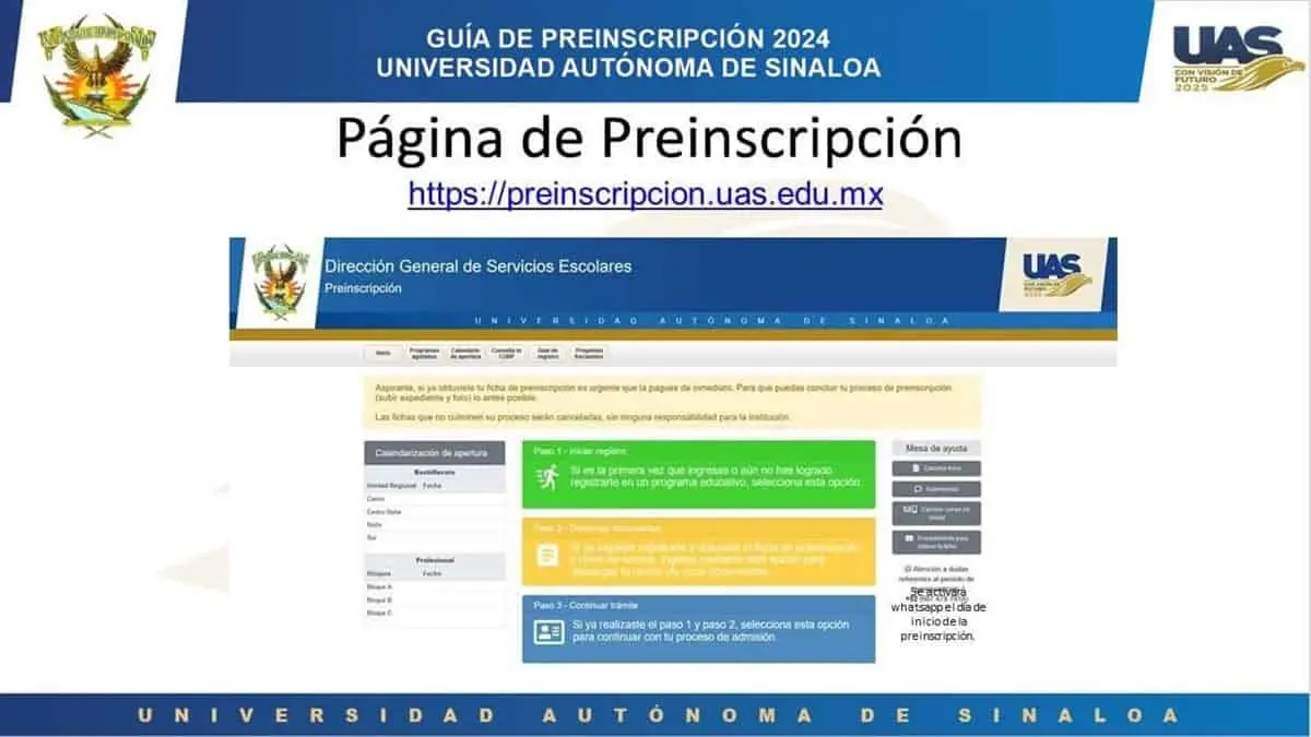 Preinscripciones UAS 2024: cómo obtener tu ficha en línea paso a paso