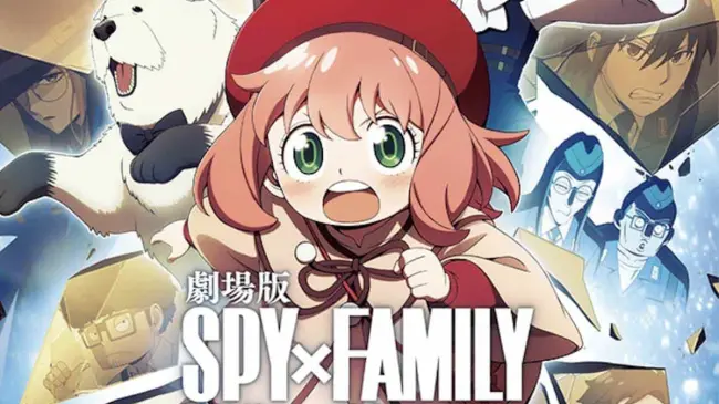 Flyer oficial de Spy x Family code: white la película. Foto Unseen Japan