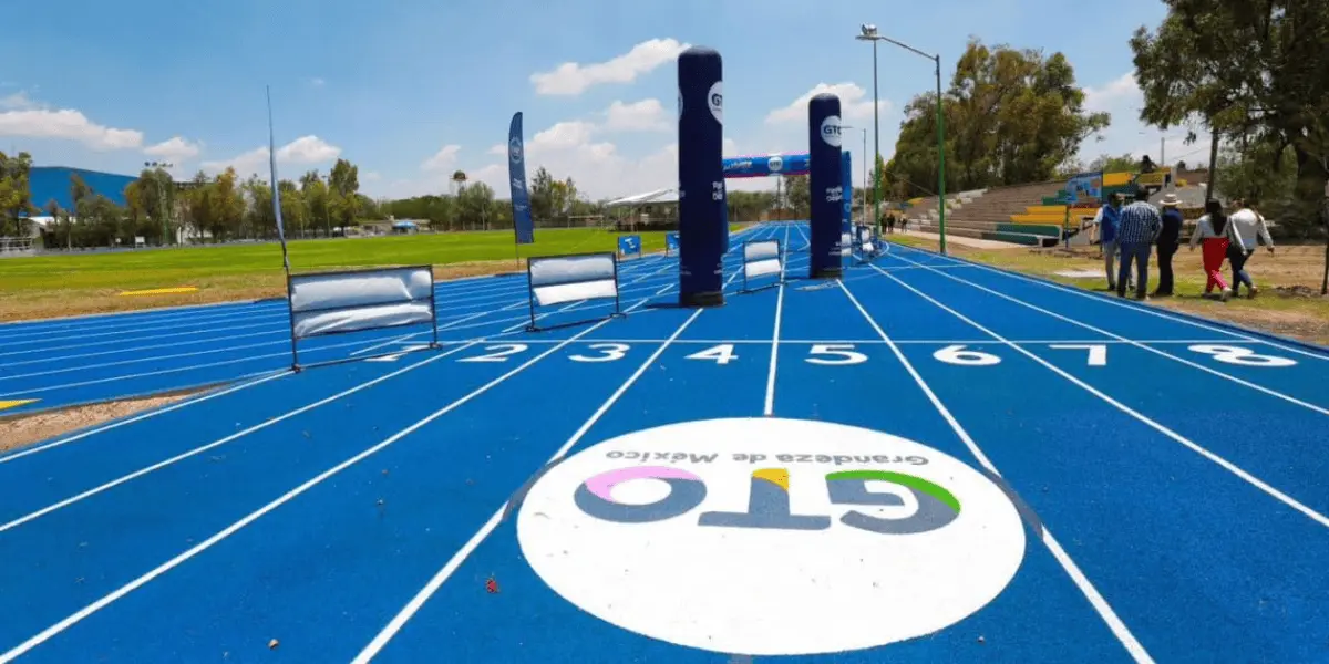 Pista de atletismo en San Francisco del Rincón, Guanajuato. Foto Deporte Digital MX