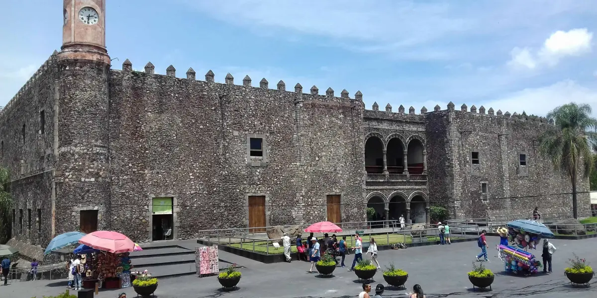 El Palacio de Cortés, casa de Hernán Cortés en Cuernavaca. Foto Wikipedia