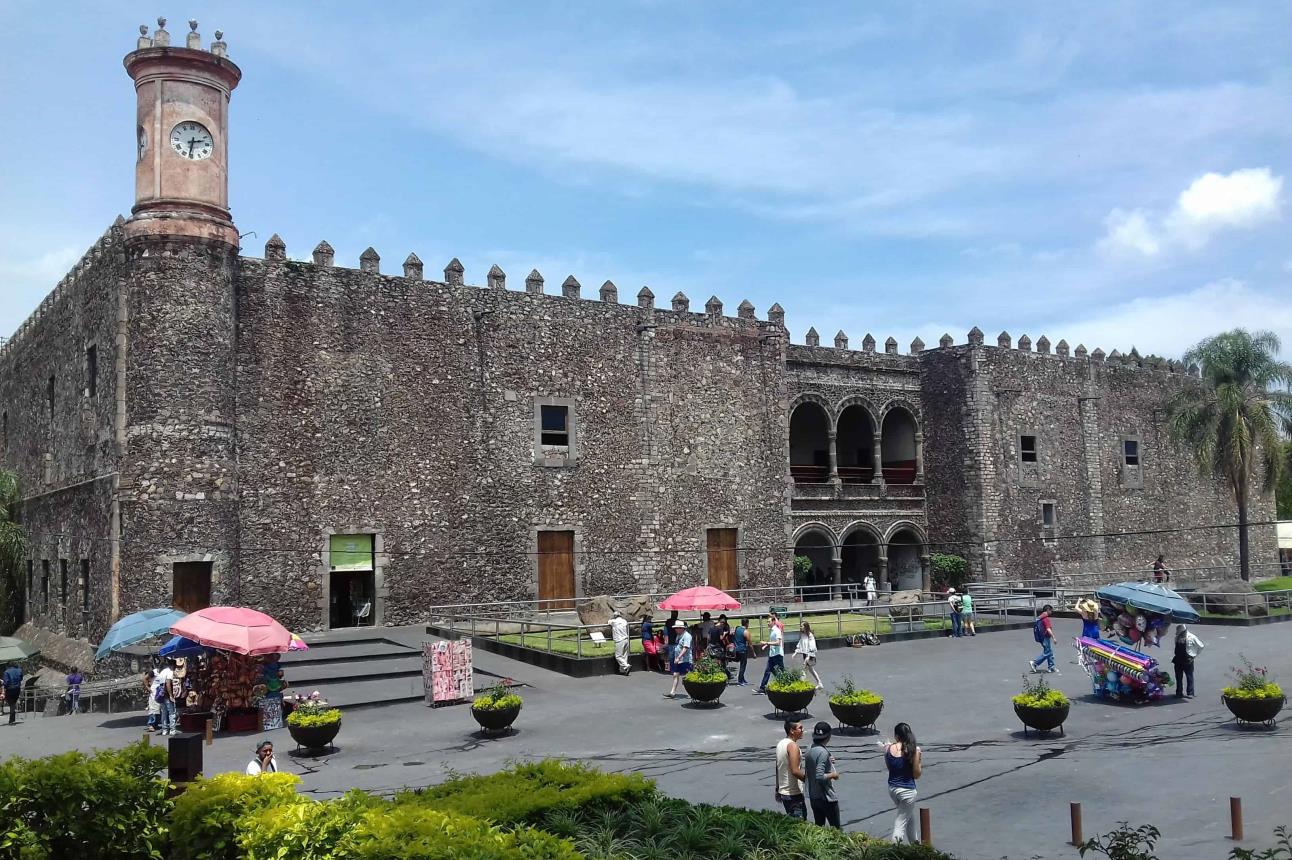 El Palacio de Cortés, casa de Hernán Cortés en Cuernavaca. Foto Wikipedia