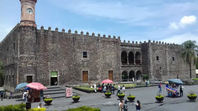 El Palacio de Cortés, casa de Hernán Cortés en Cuernavaca. Foto Wikipedia