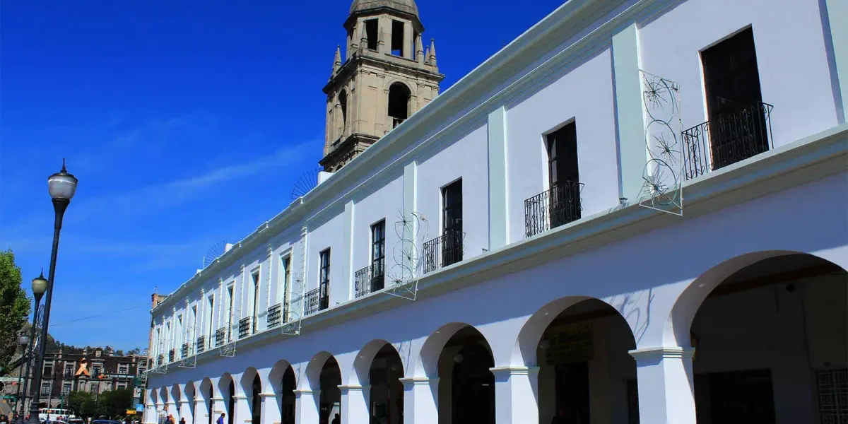 Vista de los Portales de Toluca. Foto Secretaría de Cultura y Turismo.