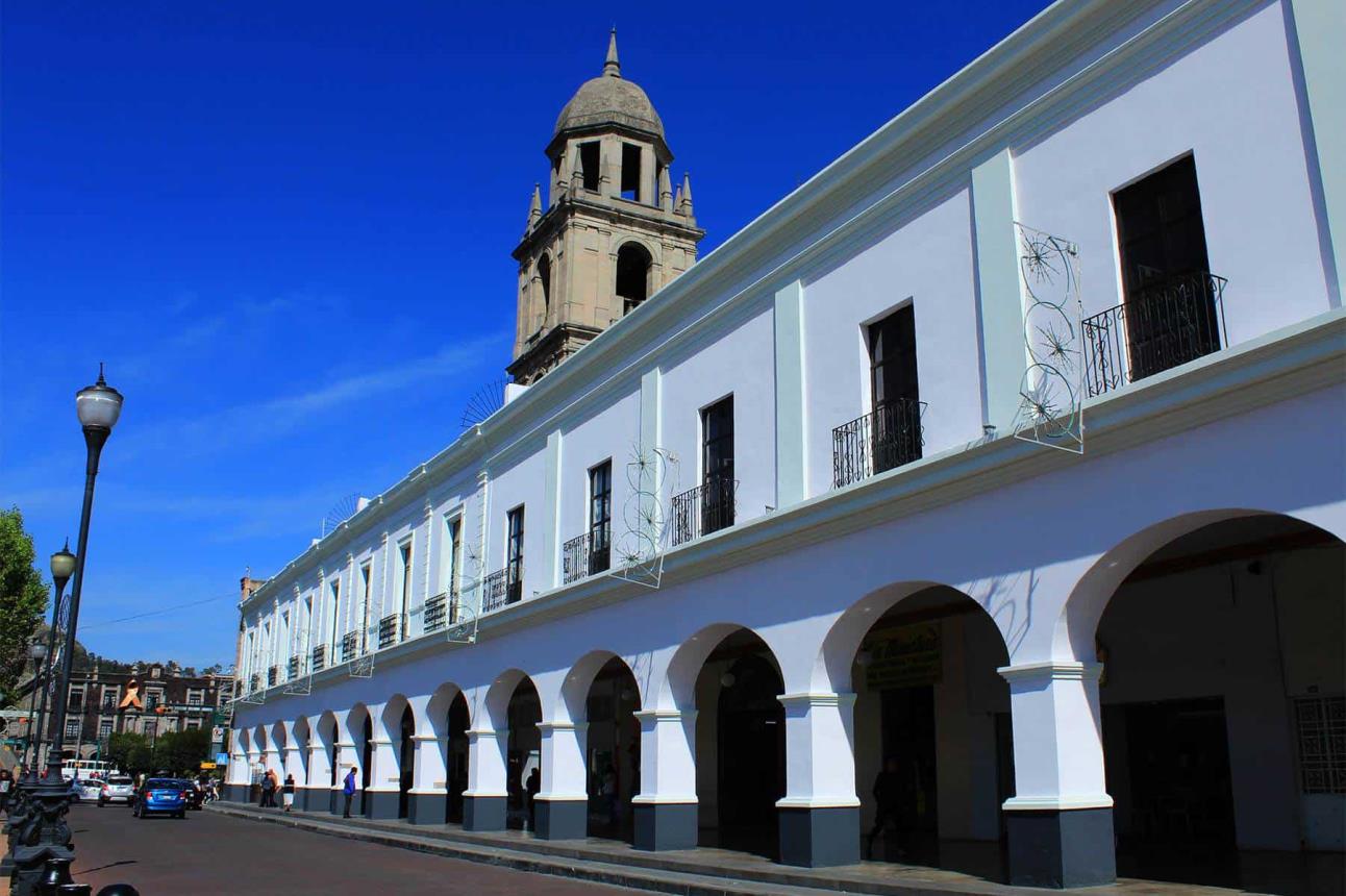 Vista de los Portales de Toluca. Foto Secretaría de Cultura y Turismo.