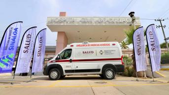 Secretaría de Salud de Sinaloa entrega ambulancia al Hospital Civil de Culiacán