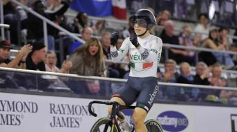 Luz Daniela Gaxiola gana bronce en Copa de Naciones de Ciclismo de Pista en Canadá