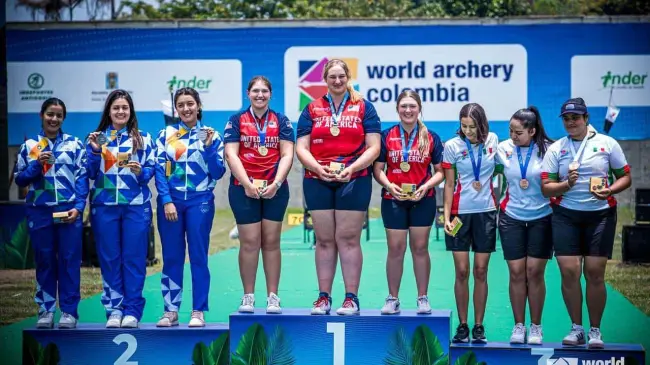 México gana cuatro medallas en pruebas de arco compuesto en el Panamericano Medellín 2024
