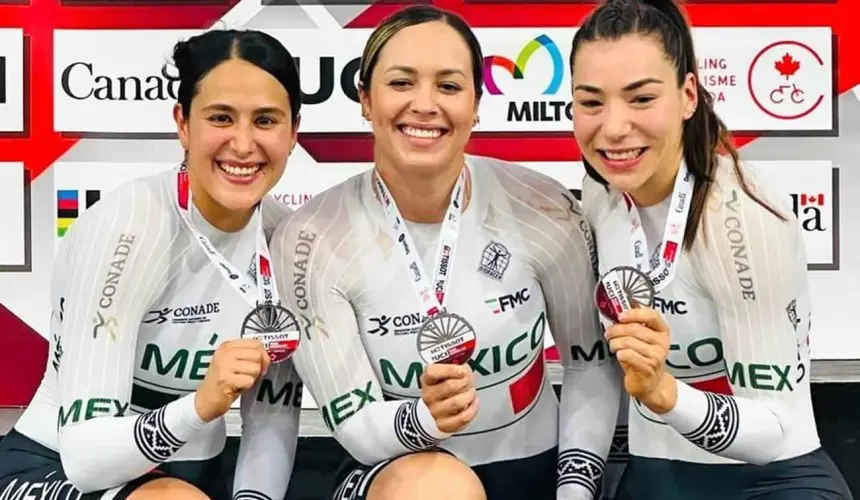 Ciclistas mexicanos cierran serial de Copa de Naciones de Pista en Canadá