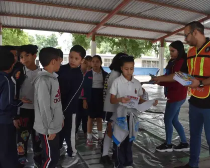 Feria Vial en la primaria Gonzalo Montero Carrillo en Culiacán