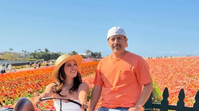 Silvana y su esposo.