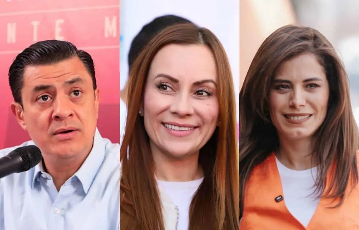 Hay tres candidatos oficiales por la alcaldía de Guadalajara. Fotos: Cortesía