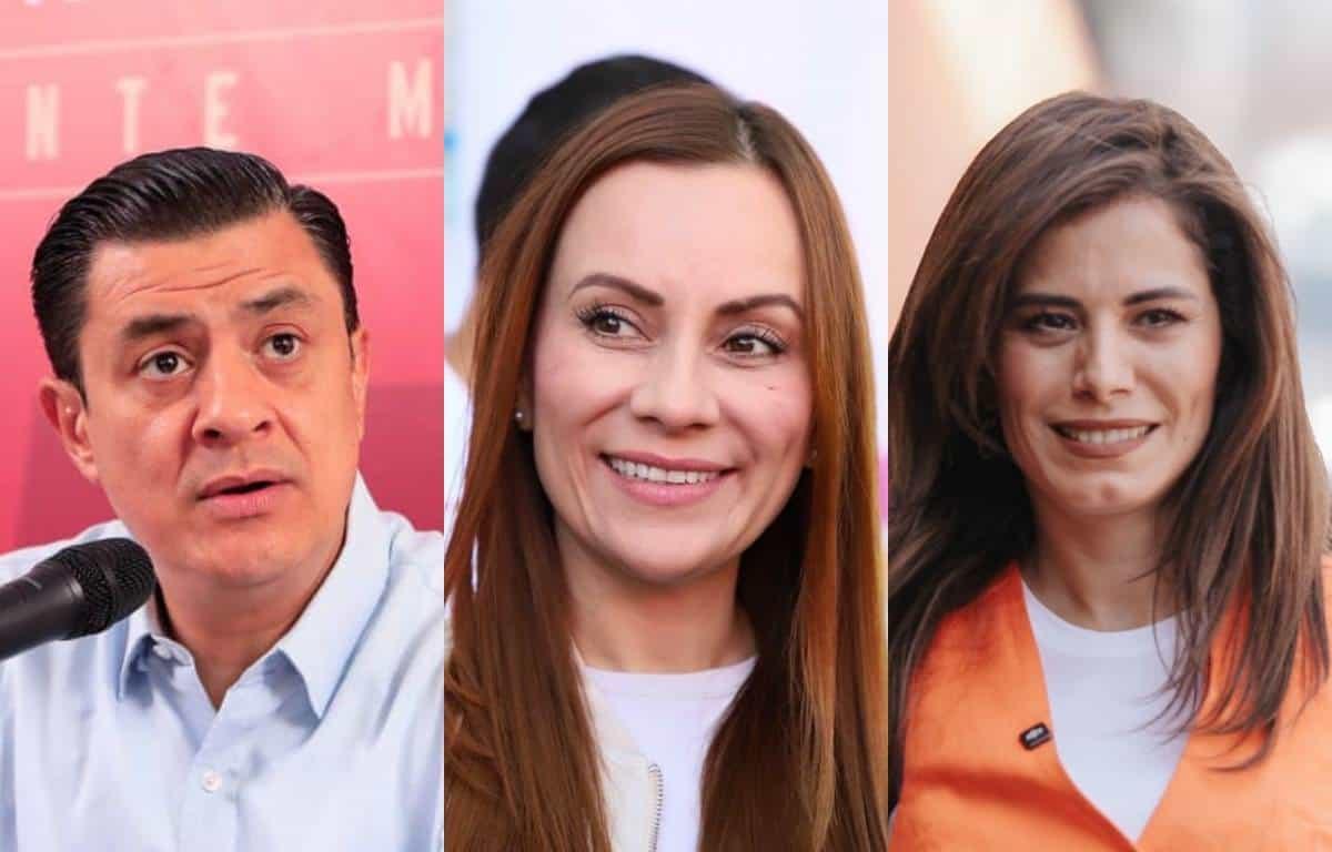Hay tres candidatos oficiales por la alcaldía de Guadalajara. Fotos: Cortesía