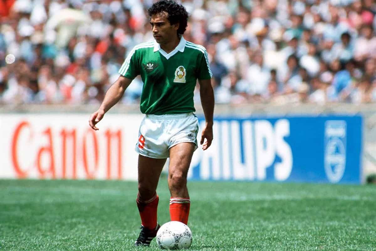 Hugo Sánchez con la selección mexicana | Imagen cortesía
