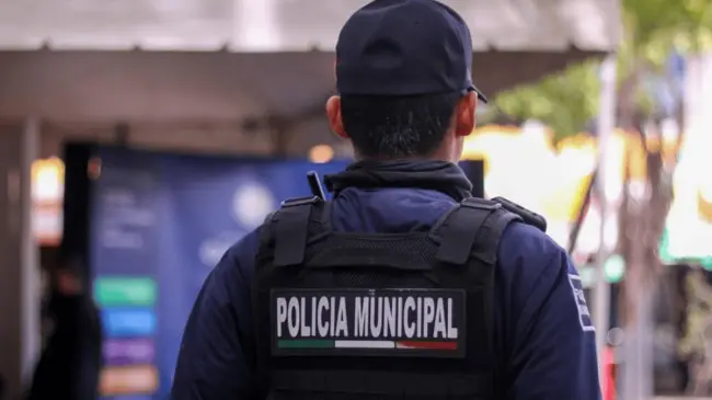 La policía resguarda la seguridad en Culiacán. Foto El Sol de Sinaloa