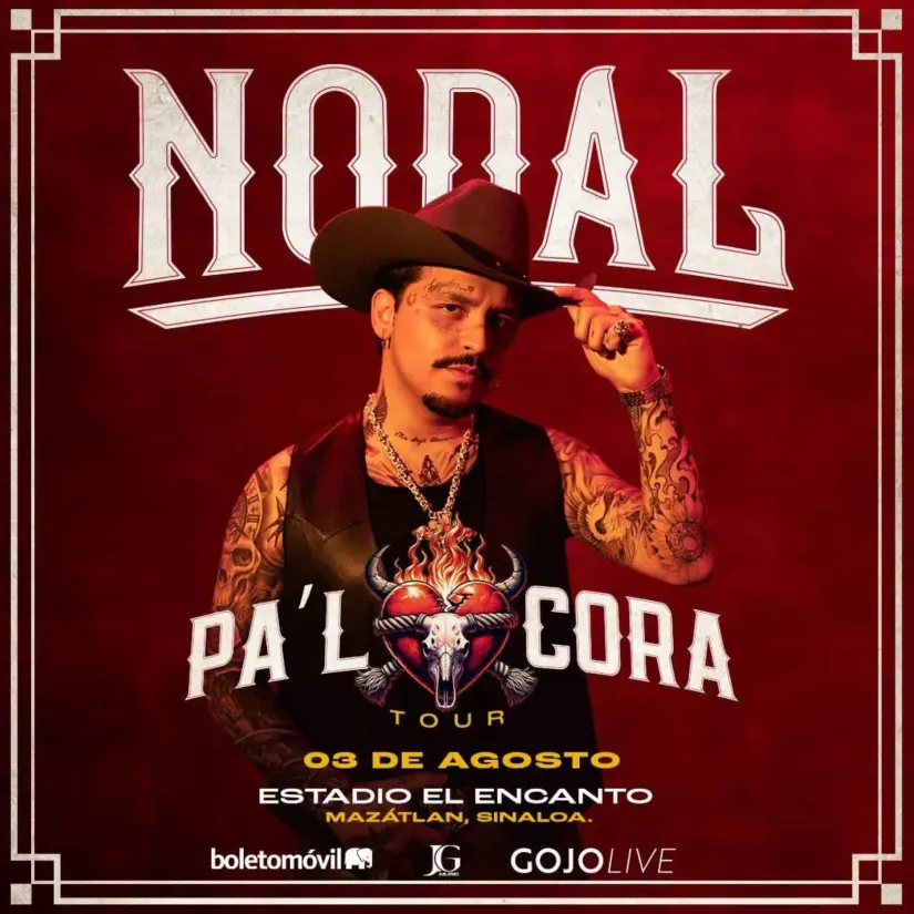 Precio de los boletos para el concierto de Christian Nodal en Mazatlán