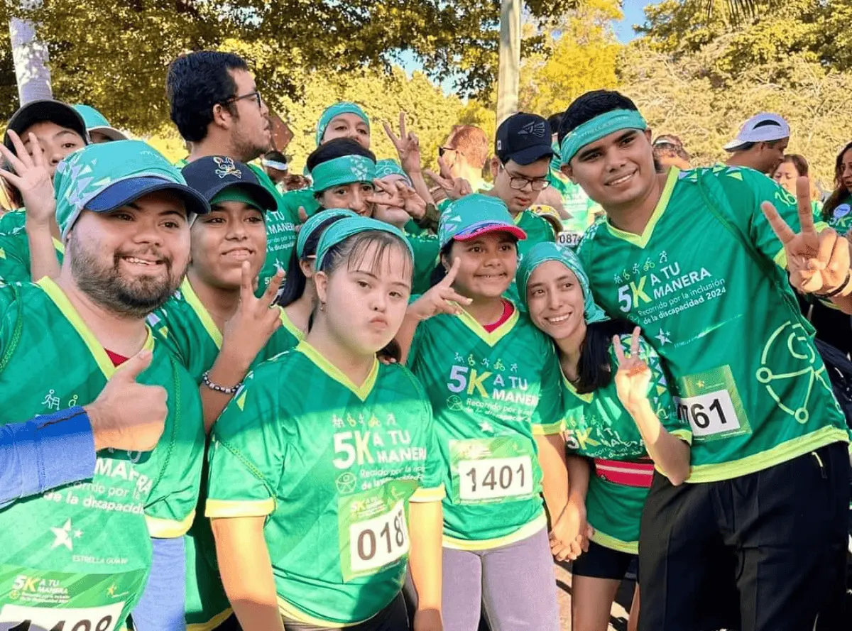 Recorrido 5k: Culiacán va por la inclusión de la discapacidad. Cortesía